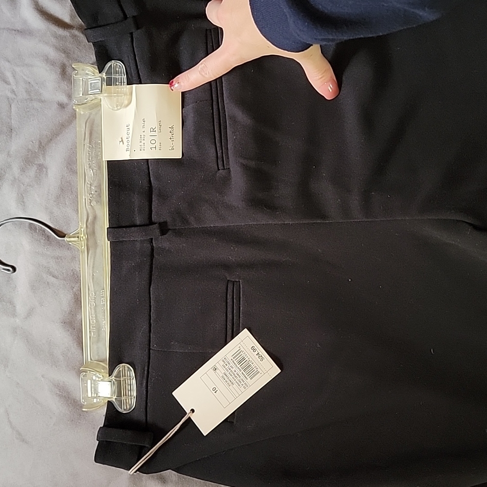 Black business slacks